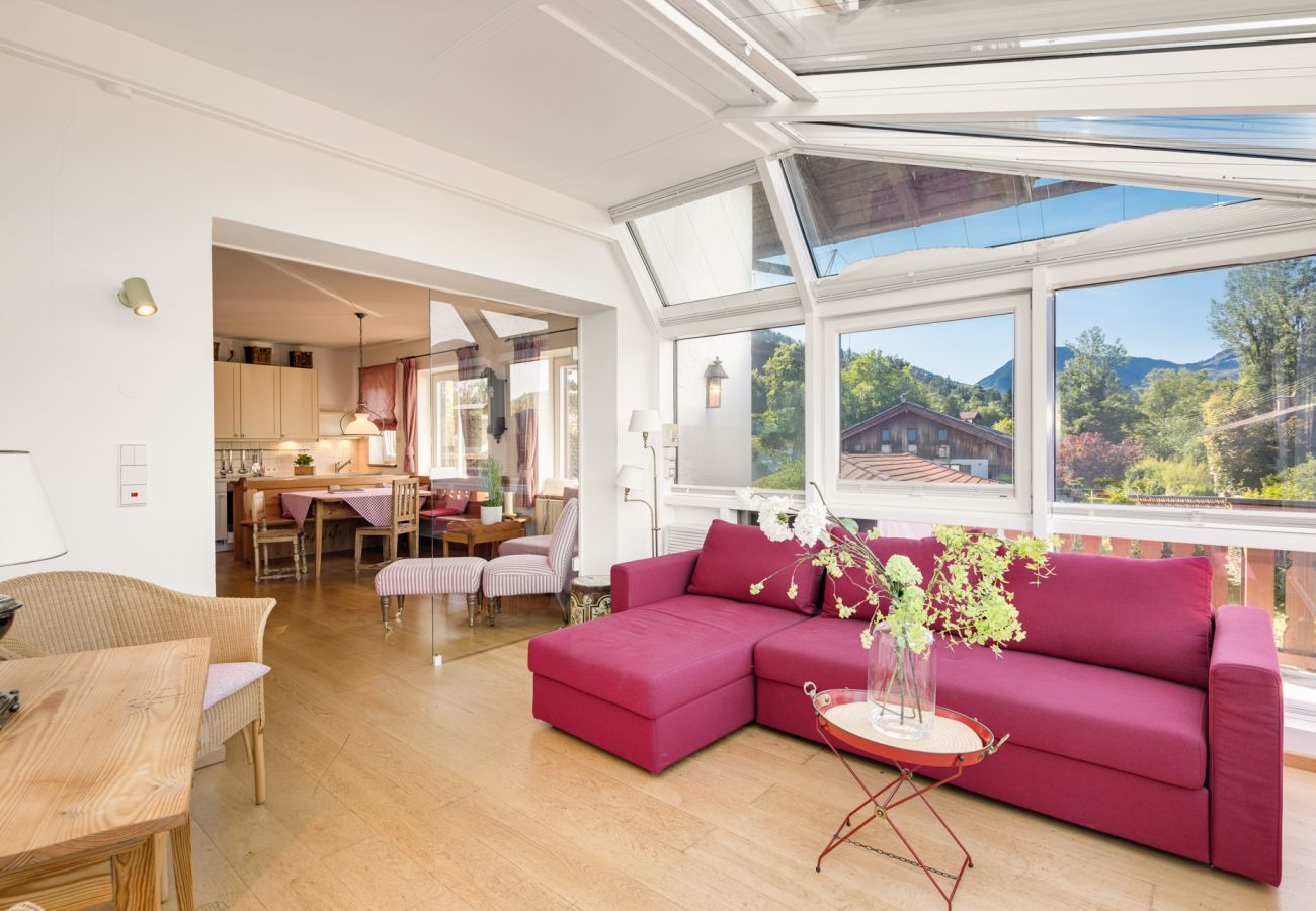 Apartment in Gmund am Tegernsee - Ferienwohnung Tegernsee-Blick mit Bergblick